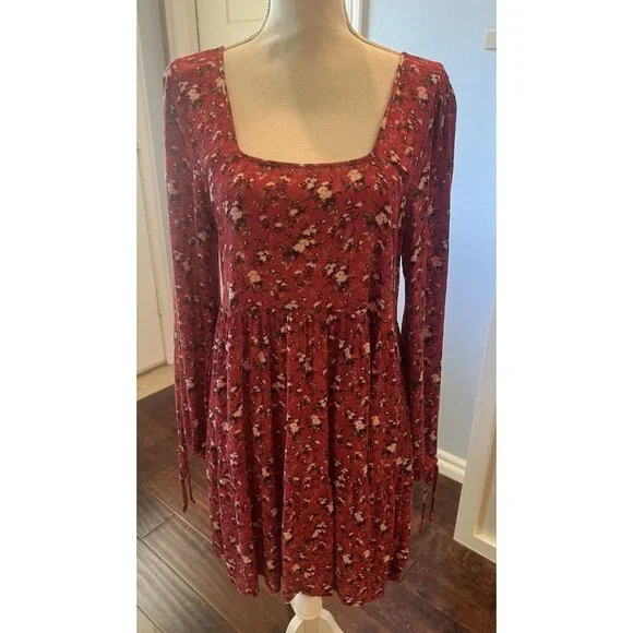flowy western dress Ocean Sunset Mini Dress, Multi – Makenzie Layne main image 0